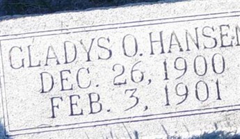 Gladys Orlean Hansen Gladys Orlean Hansen