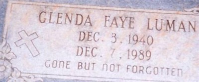 Glenda Faye Stevens Luman Glenda Faye Stevens Luman