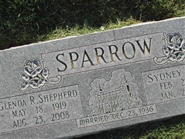 Glenda R. Shepherd Sparrow Glenda R. Shepherd Sparrow