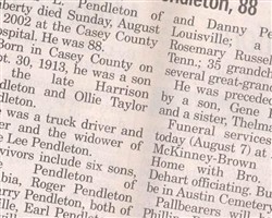Glenn L Pendleton Glenn L Pendleton