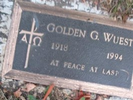 Golden G. Wuest Golden G. Wuest