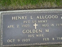 Golden M Allgood Golden M Allgood