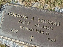 Gordon A Thomas, Sr Gordon A Thomas, Sr
