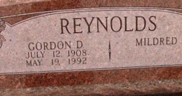 Gordon D Reynolds Gordon D Reynolds