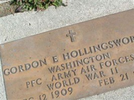 Gordon E Hollingsworth Gordon E Hollingsworth