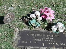 Gordon F Shiflet Gordon F Shiflet