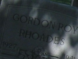 Gordon Roy Rhoades Gordon Roy Rhoades