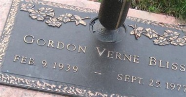 Gordon Verne Bliss Gordon Verne Bliss