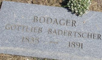 Gottlieb Badertscher Bodager Gottlieb Badertscher Bodager