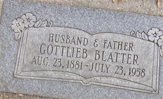 Gottlieb Blatter