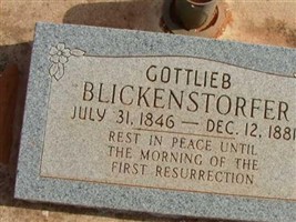 Gottlieb Blickenstorfer