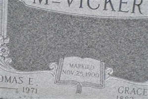 Grace Ethel McVicker Grace Ethel McVicker