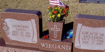Grace M. Sheldon Wiegand Grace M. Sheldon Wiegand