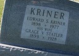 Grace V Statler Kriner