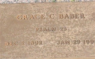 Gracie Glancy Thome Baber
