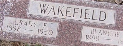 Grady F Wakefield