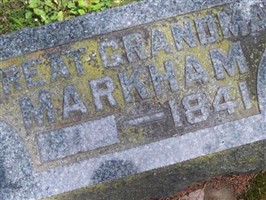 Great Grandma Markham