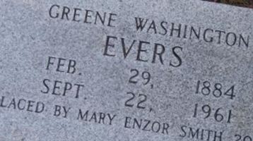 Greene Washington Evers