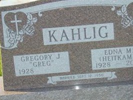 Gregory J "Greg" Kahlig
