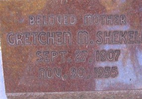 Gretchen M. Shekell Gretchen M. Shekell