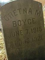 Gretna M. Boyce
