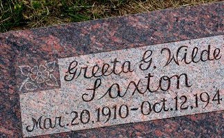 Gretta Gretell Wilde Saxton