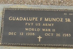 Guadalupe F Munoz, Sr