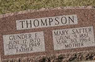 Gunder F Thompson Gunder F Thompson