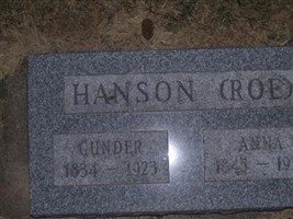 Gunder Hanson Gunder Hanson