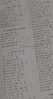 Gunner Charles John Nelson