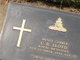 Gunner Charles Roger Lloyd