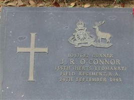 Gunner John Raphael O'Connor Gunner John Raphael O'Connor