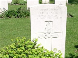 Gunner Thomas Henry Weaver Gunner Thomas Henry Weaver