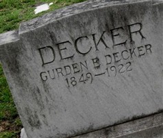 Gurden E Decker