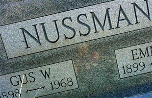 Gus W. Nussman Gus W. Nussman