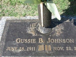 Gussie B. Johnson Gussie B. Johnson