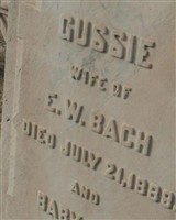 Gussie Bach Gussie Bach