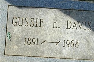 Gussie E. Davis Gussie E. Davis