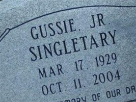Gussie Singletary, Jr Gussie Singletary, Jr