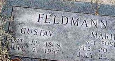 Gustav Feldmann Gustav Feldmann