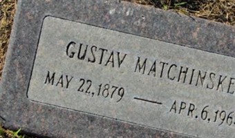 Gustav Matchinske Gustav Matchinske