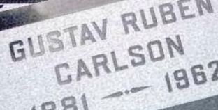 Gustav Ruben Carlson Gustav Ruben Carlson