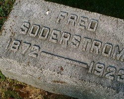 Gustav Sigfried "Fred" Soderstrum Gustav Sigfried "Fred" Soderstrum