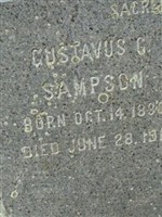 Gustavus C Sampson Gustavus C Sampson