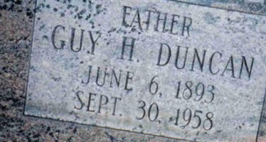 Guy H Duncan Guy H Duncan