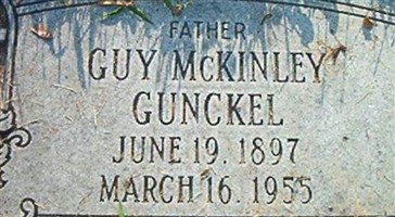 Guy McKinley Gunckel Guy McKinley Gunckel