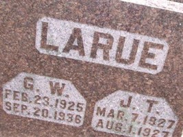 G W Larue G W Larue