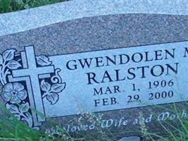 Gwendolen M Ralston