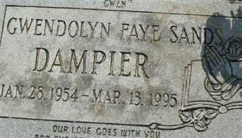 Gwendolyn Faye "Gwen" Sands Dampier