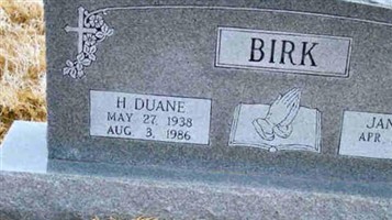 H. Duane Birk H. Duane Birk